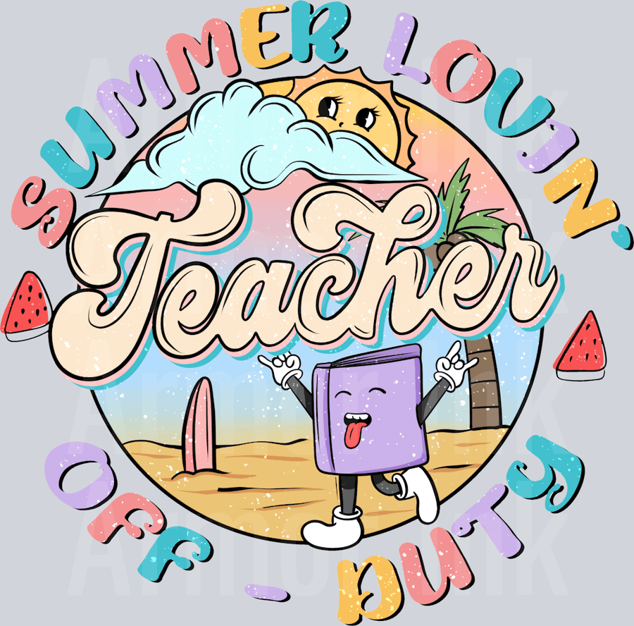 Summer Lovin Off-Duty DTF transfer