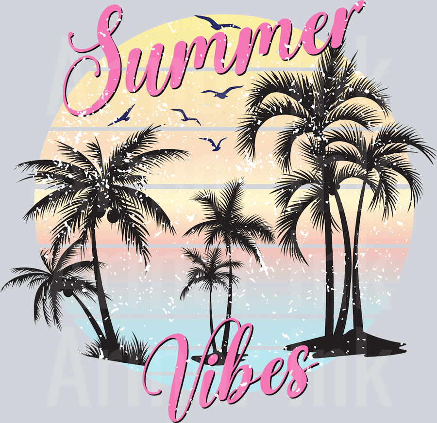Summer Vibes DTF transfer