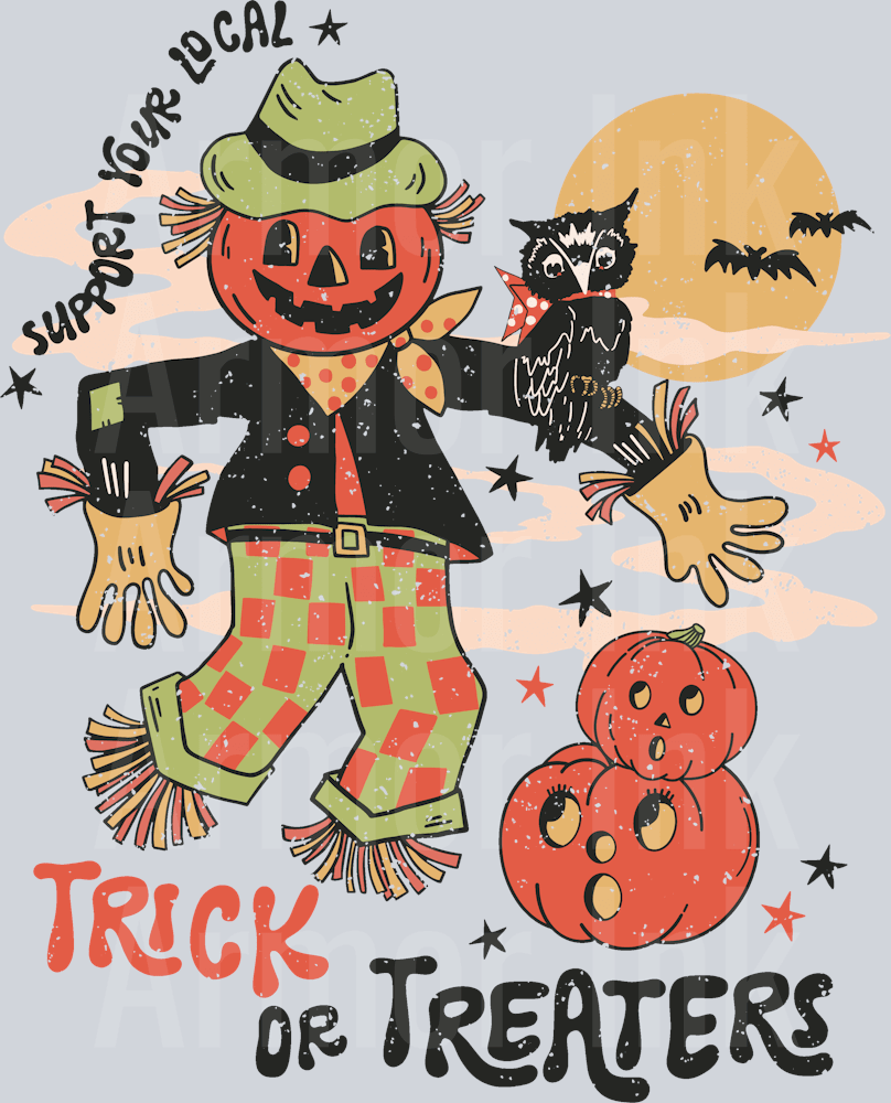 Support Your Local Trick Or Treater DTF transfer