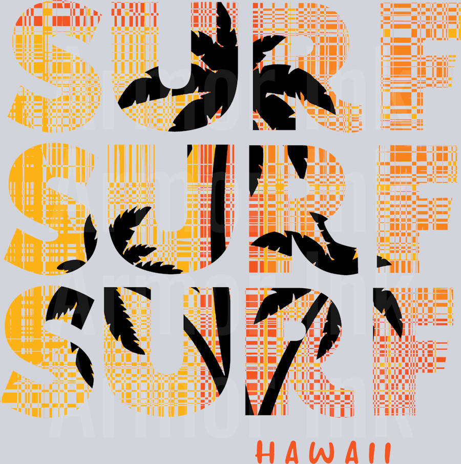 Surf Hawaii DTF transfer
