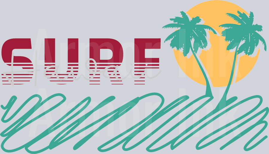 Surf Hawaii DTF transfer