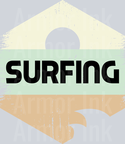 Surfing DTF transfer