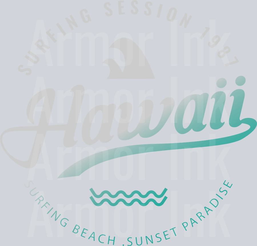 Surfing Session Hawaii DTF transfer