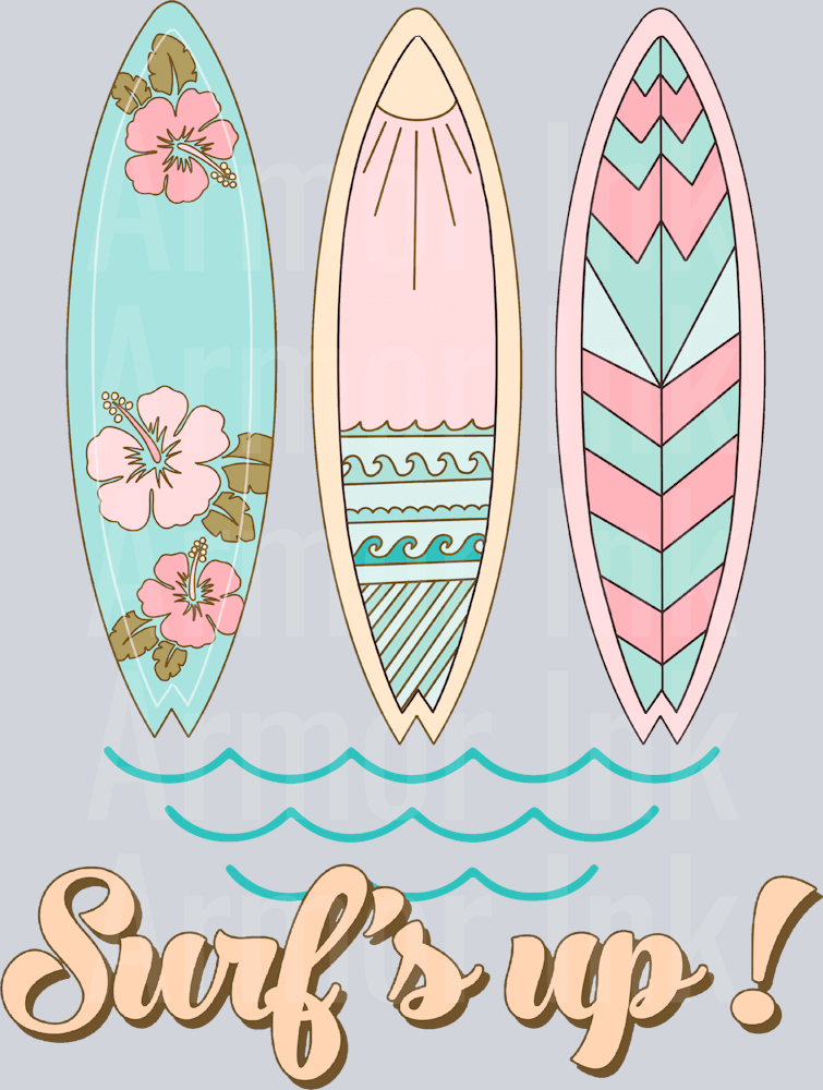 Surfs Up DTF transfer