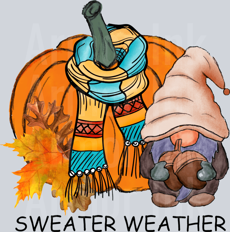 Sweater Weather DTF transfer