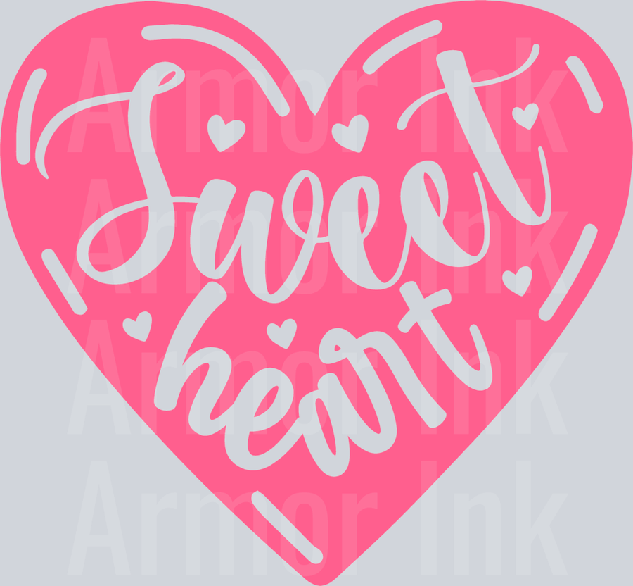 Sweet Heart DTF transfer
