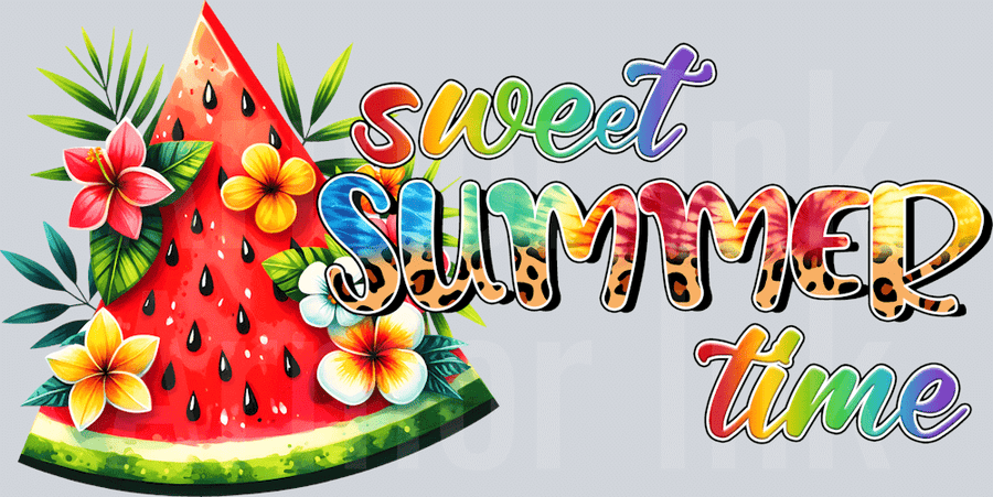 Sweet Summer Time DTF transfer