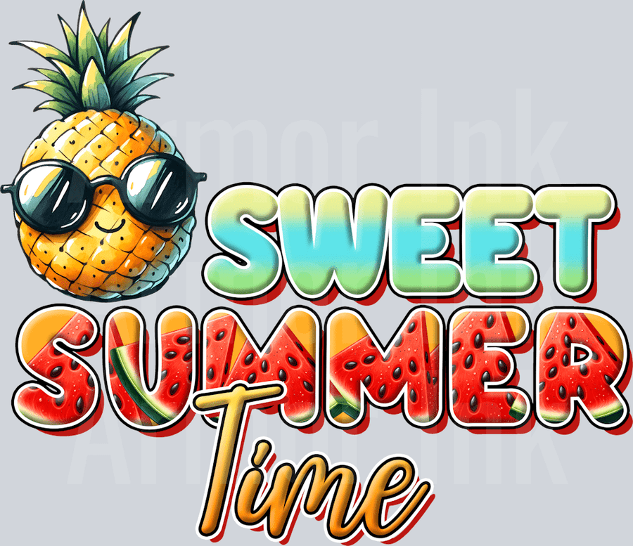 Sweet Summer Time DTF transfer