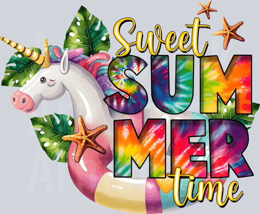 Sweet Summer Time DTF transfer