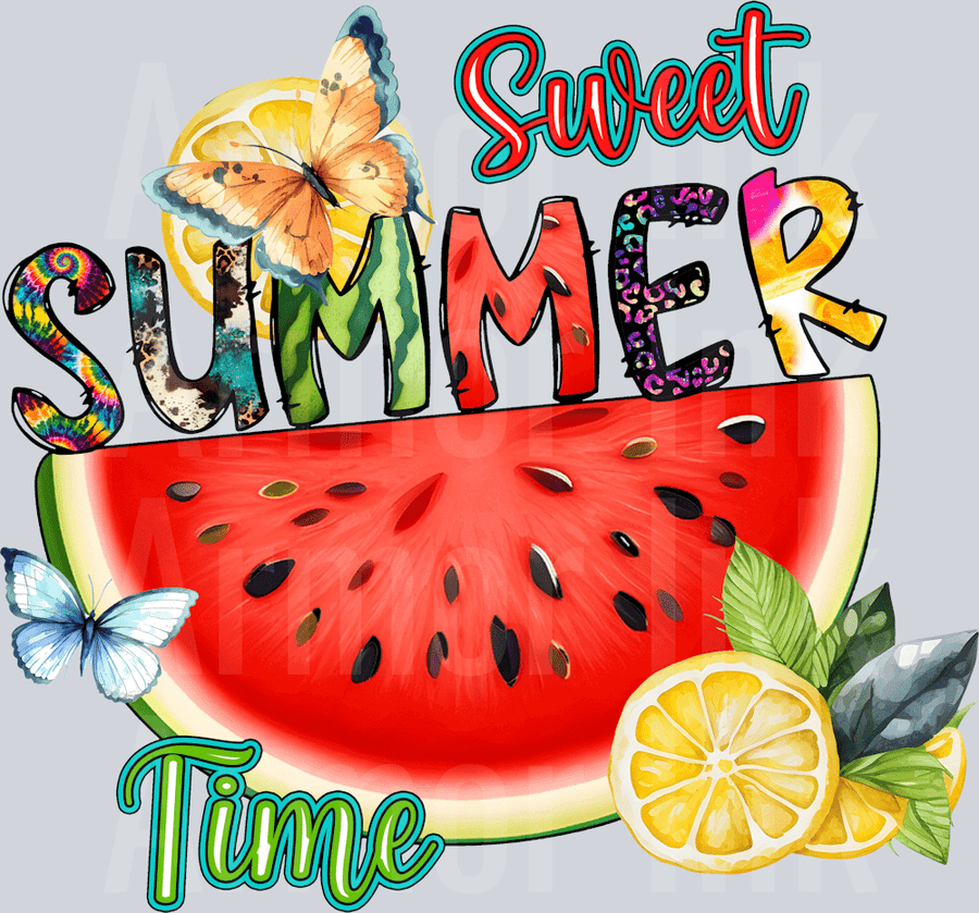 Sweet Summer Time DTF transfer