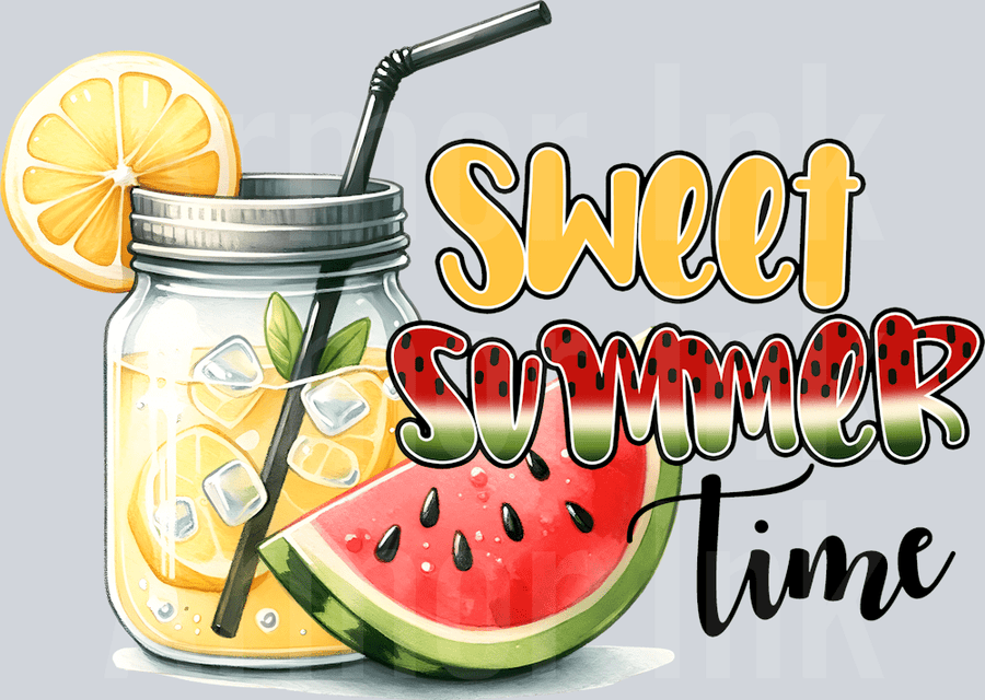 Sweet Summer Time DTF transfer