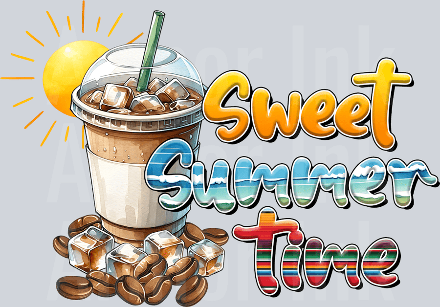 Sweet Summer Time DTF transfer