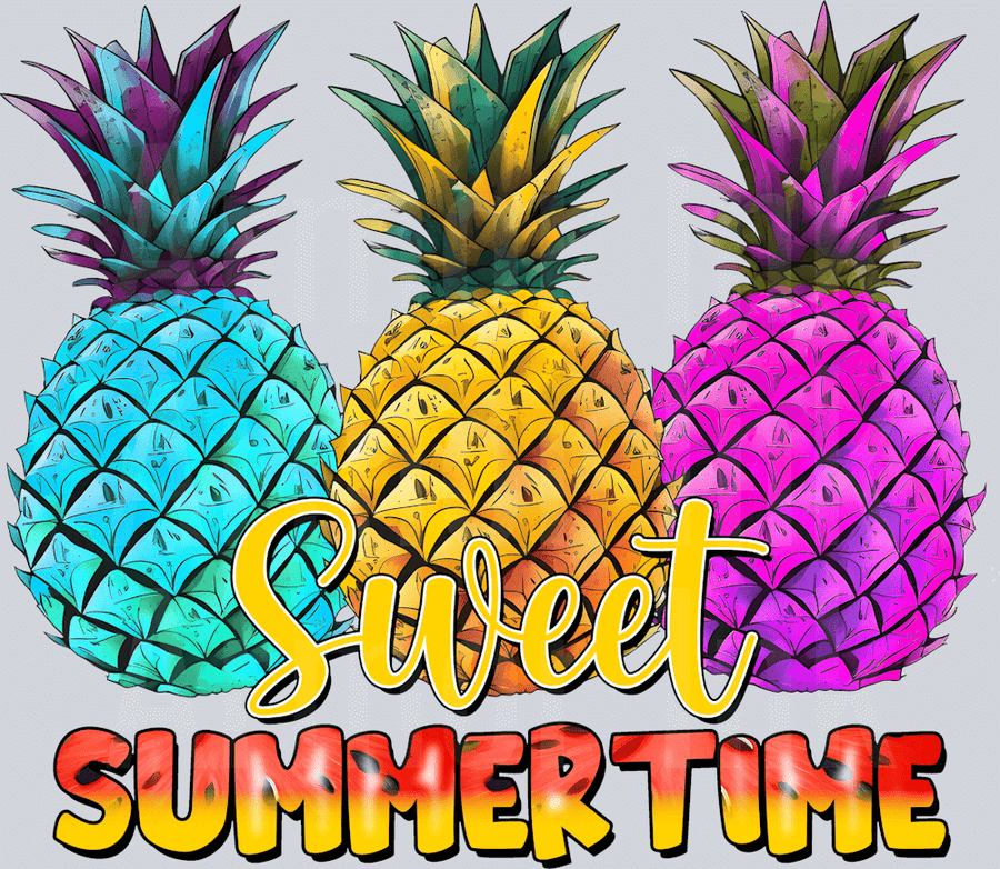 Sweet Summertime DTF transfer