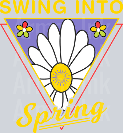 Swing Into Spring DTF transfer