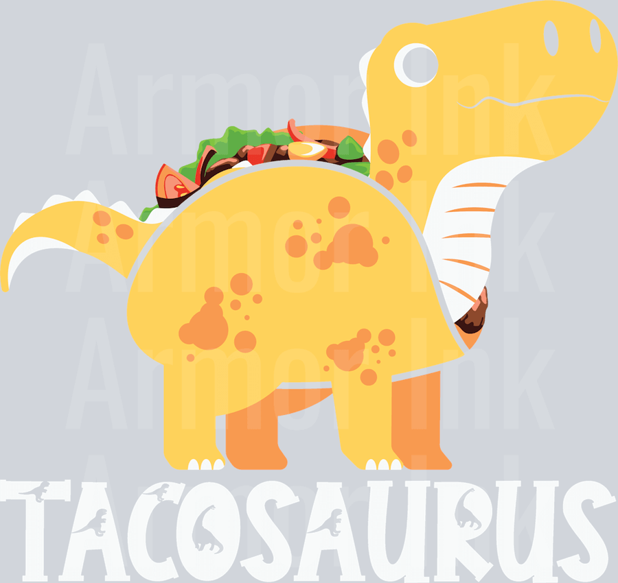 Tacosaurus DTF transfer