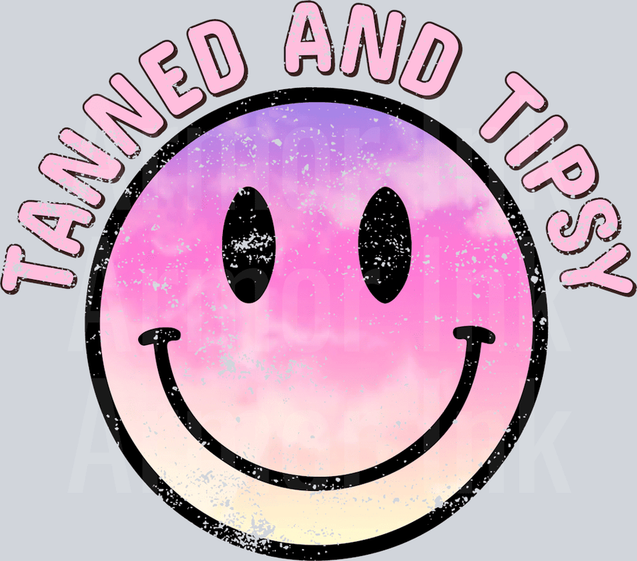 Tanned And Tipsy DTF transfer