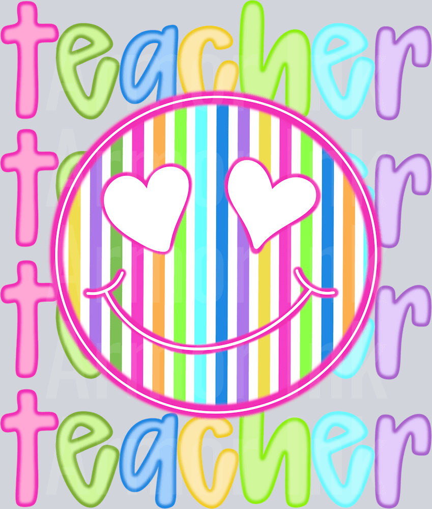 Teacher DTF transfer