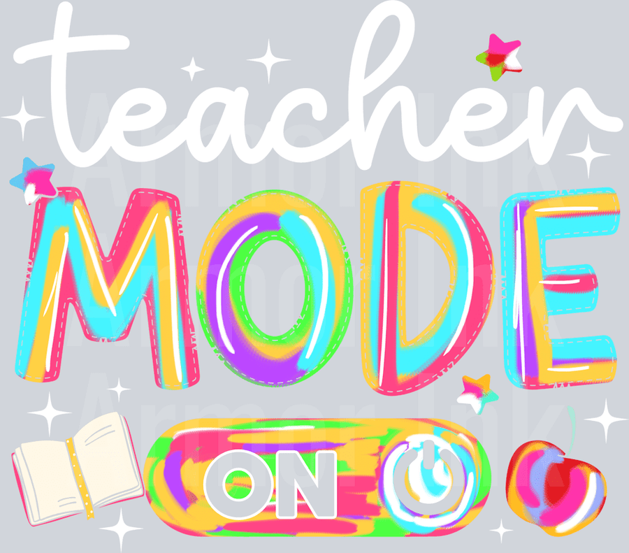 Teacher Mode On DTF transfer