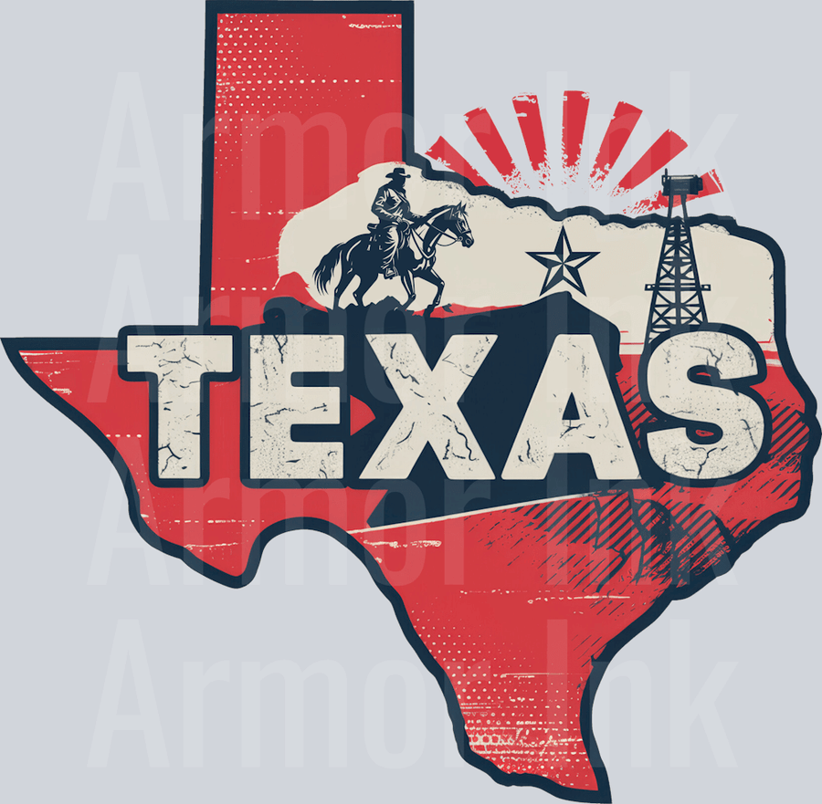 Texas DTF transfer