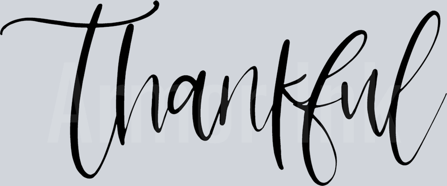 Thankful DTF transfer