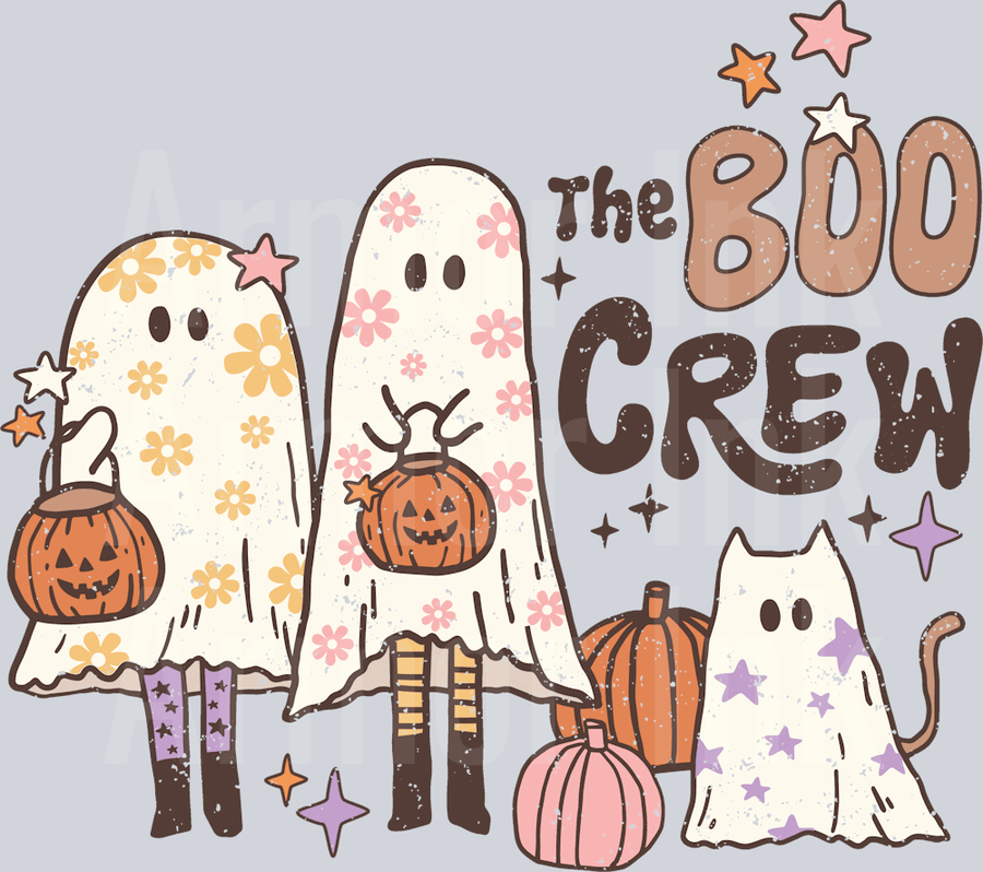 The Boo Crew DTF transfer
