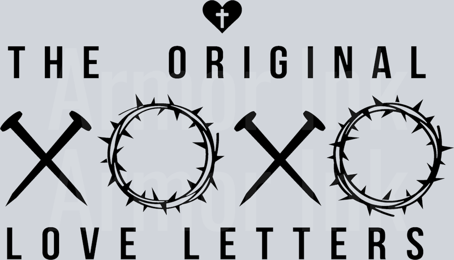 The Original XOXO Love Letters DTF transfer