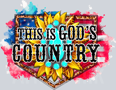 This Is God's Country DTF transfer