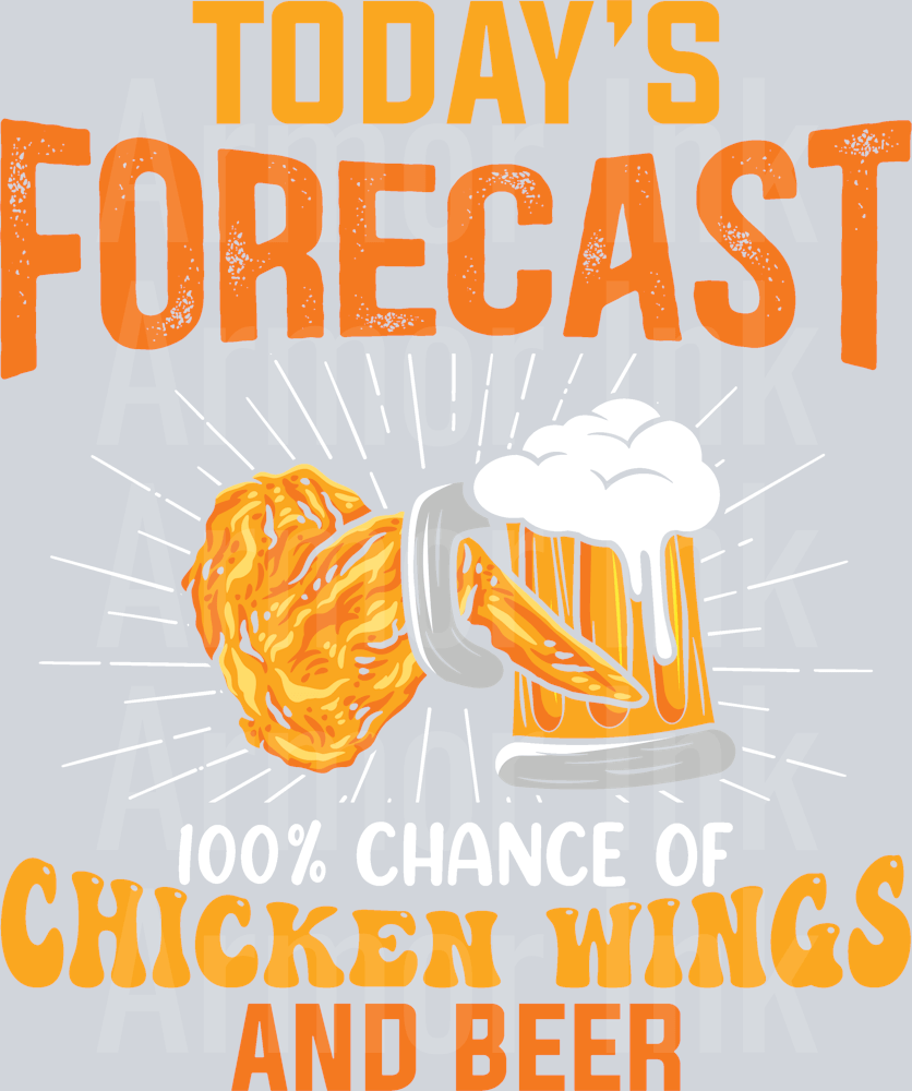 Todays Forecast DTF transfer