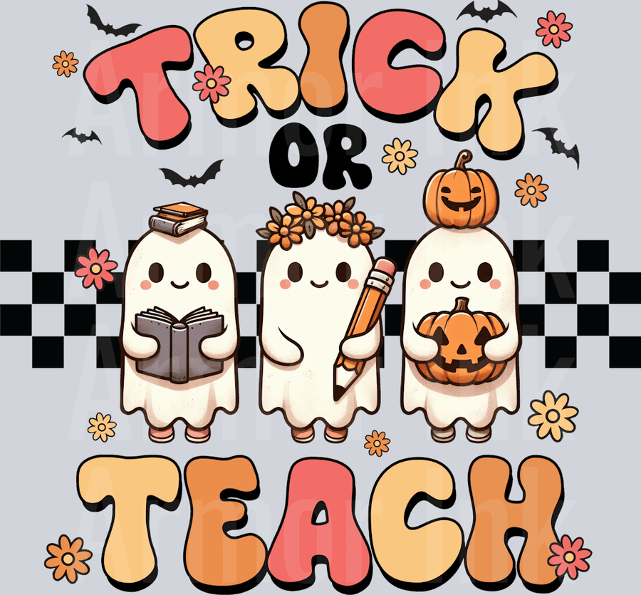 Trick or Teach DTF transfer