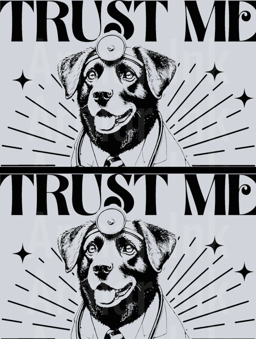 Trust Me Im A Dogtor Black