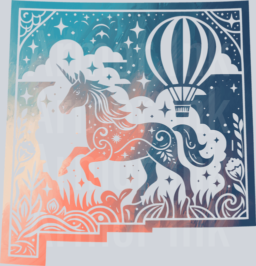 Unicorn Balloon Colorsplash