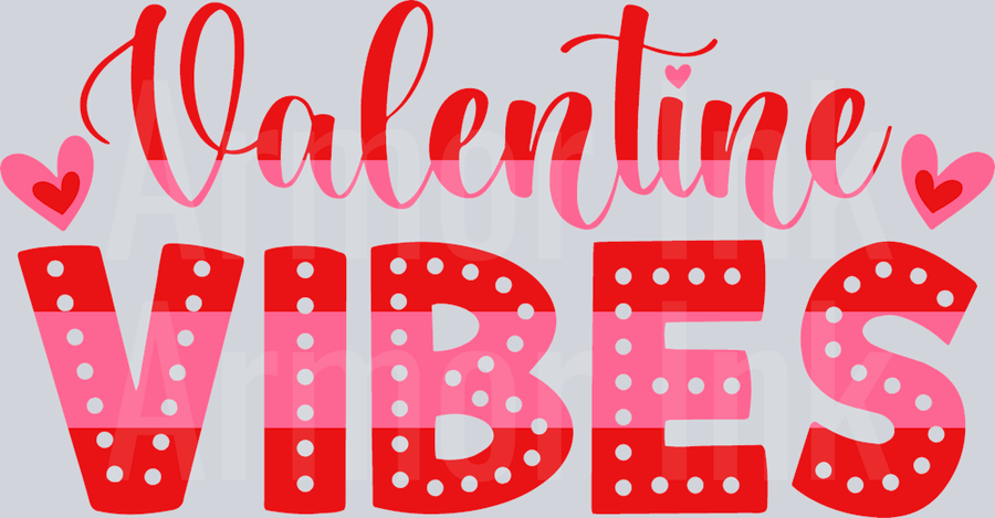 Valentines Vibes DTF transfer