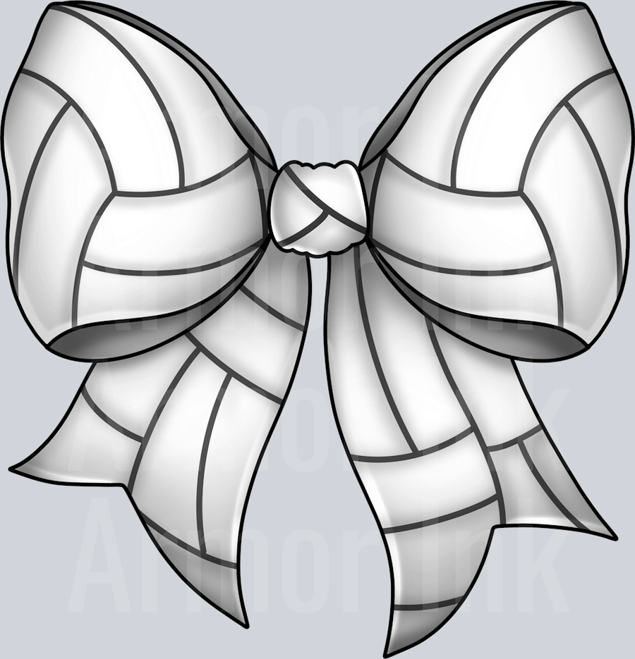 Volleyball Coquette Bow DTF transfer