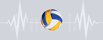 Volleyball Heartbeat DTF transfer