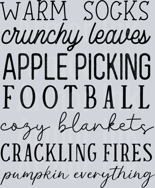 Warm Socks Crunchy Leaves