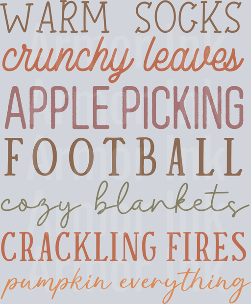 Warm Socks Crunchy Leaves