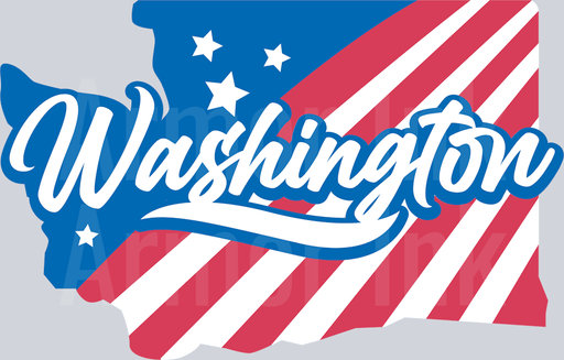 Washington American Flag