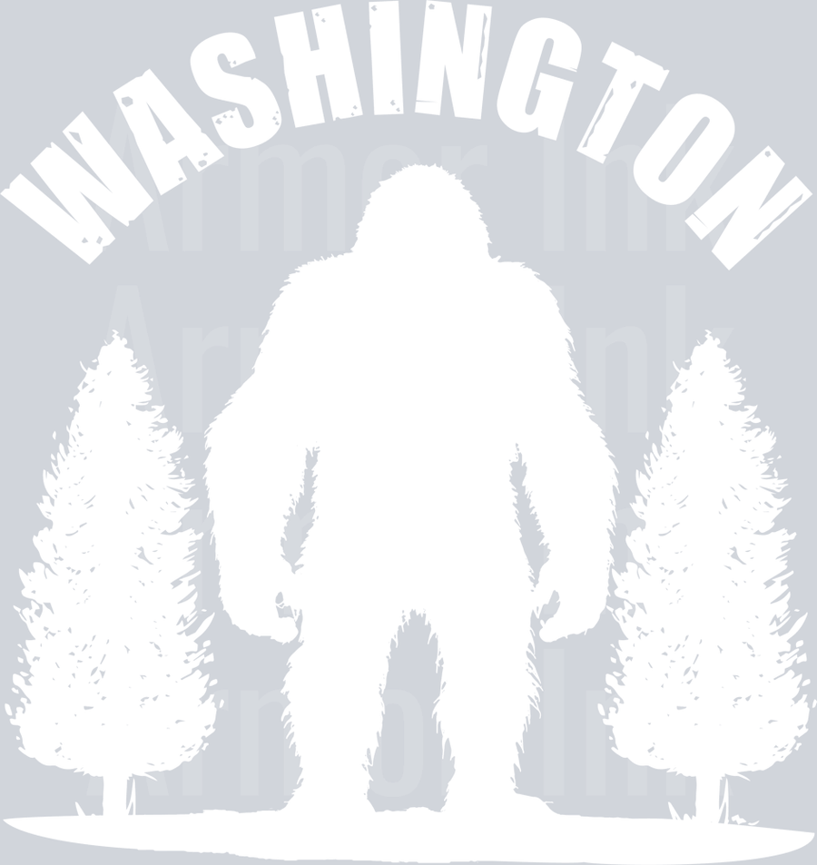 Washington Bigfoot DTF transfer
