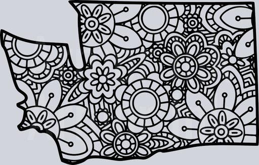 Washington Mandala Zentangle