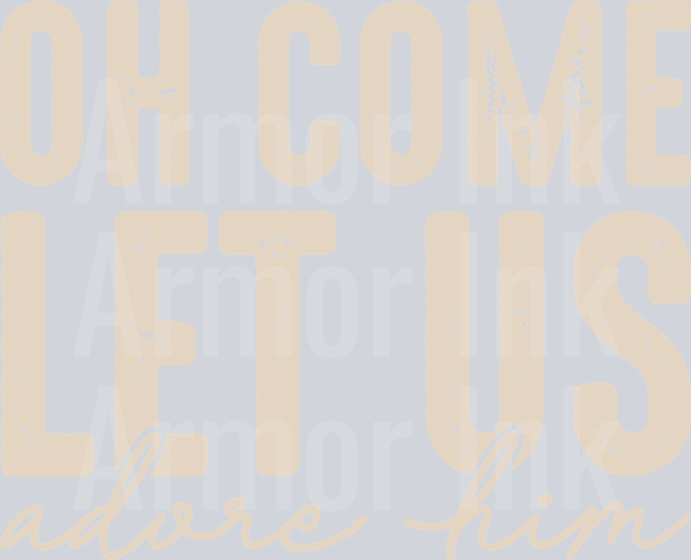 Oh Come Let Us Adore Him Cream