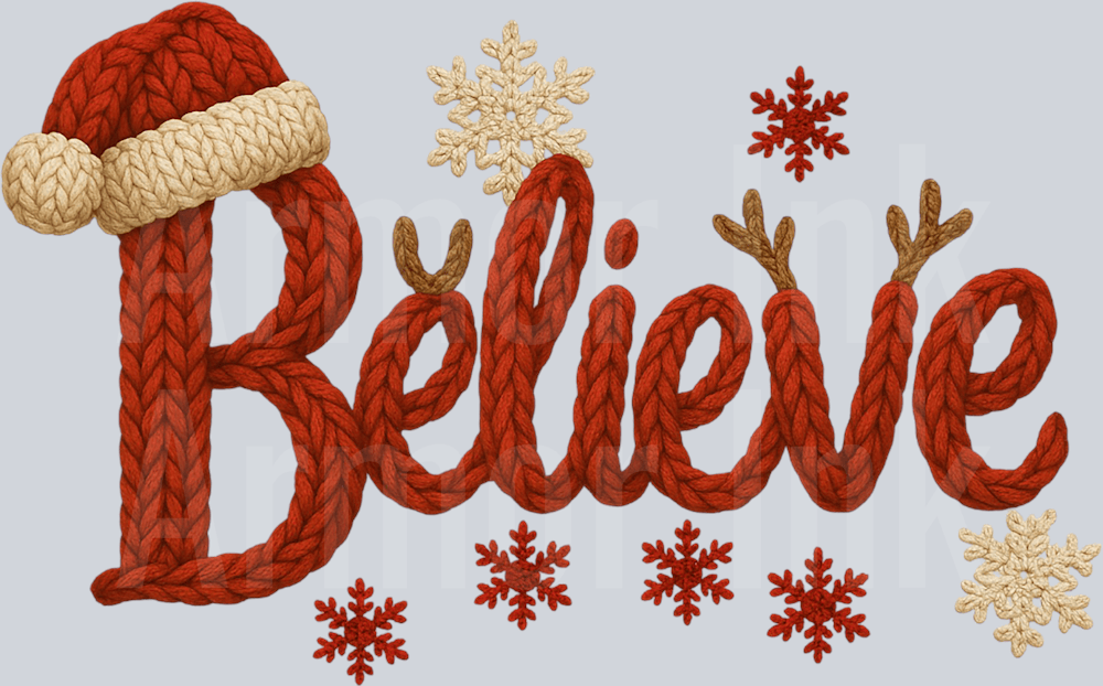 Believe Christmas Crochet
