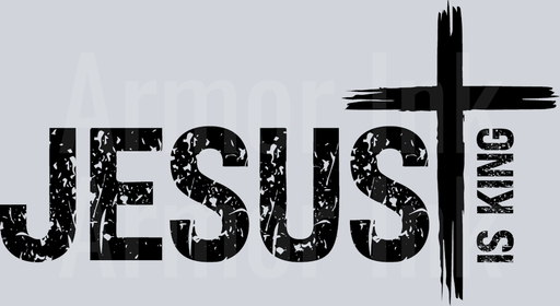 Jesus Is King Black