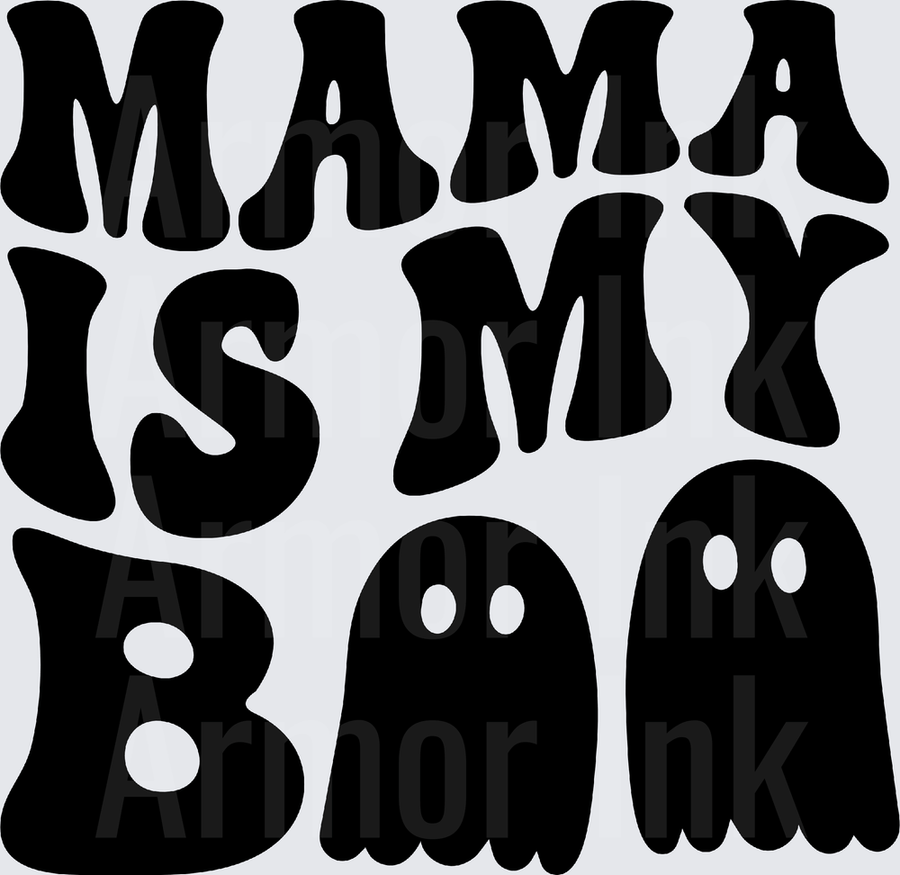 Mama is My Boo DTF transfer