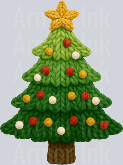 Tree Crochet DTF transfer