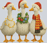 Yarn Crochet Christmas Silly Goose
