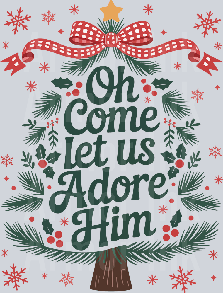 Oh Come Let Us Adore Him Tree