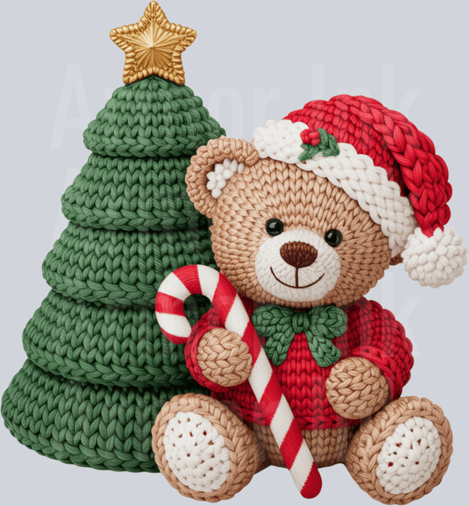 Crochet Teddy Christmas Tree