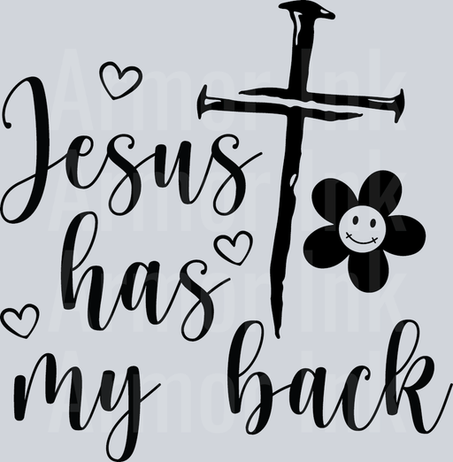 Jesus Has My Back Black