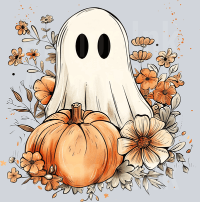 Ghost Fall DTF transfer