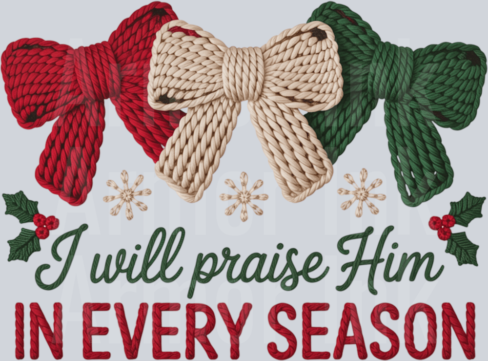 Crochet I Will Praise Him